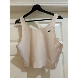 Brooks Women's XXL Blush Pink Sleeveless Running Workout Tank Top